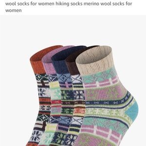 5 pack Colorful Patterned Socks Set AUSROYCE